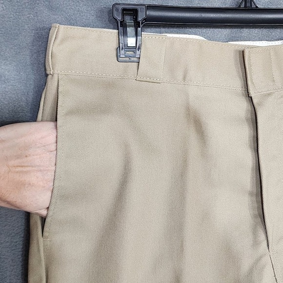 Dickies‎ 874 Original Fit Flex Khaki Pants Men's 36x32 Work Casual - Picture 3 of 7
